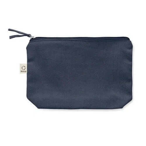 Neceser cosmético reciclado con tirador de cremallera ref MO2274 - Side Azul