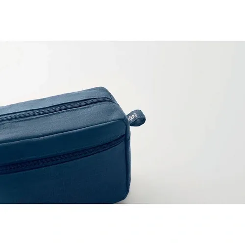 Neceser de doble cremallera de cáñamo ref MO6165 - Item Detail Picture Azul