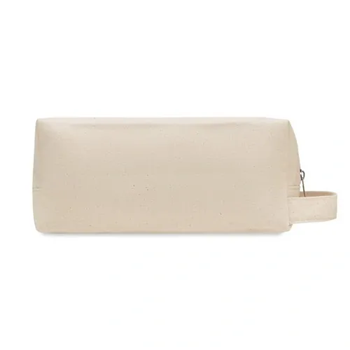 Neceser de canvas orgánico con cremallera ref MO6853 - Back Beig