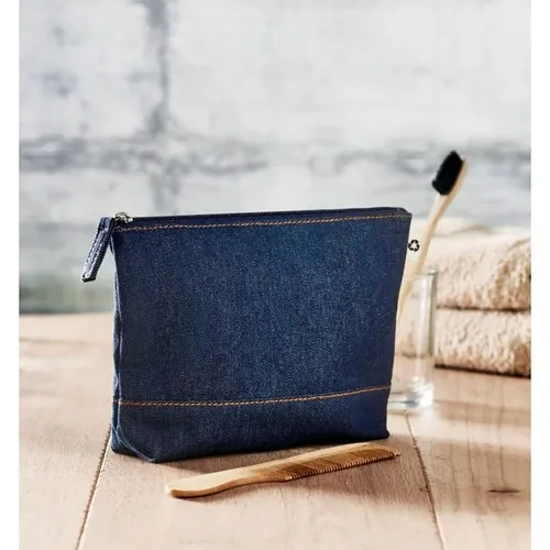 Neceser denim reciclado con cremallera ref MO6421 - Item Ambiant Picture Azul