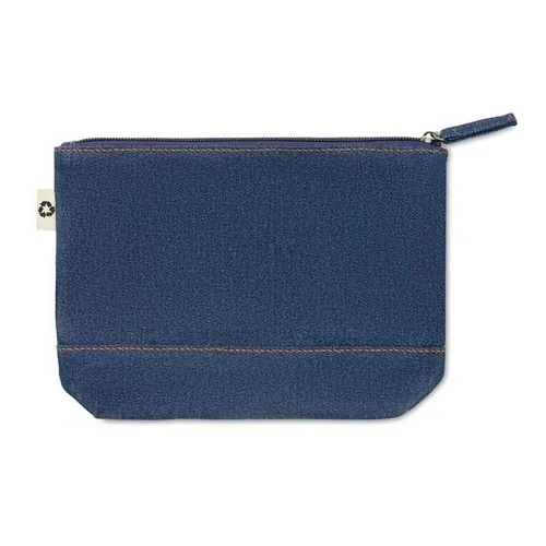 Neceser denim reciclado con cremallera ref MO6421 - Top Azul