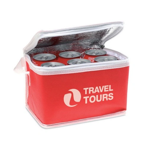 Bolsa enfriadora de papel aluminio para 6 latas ref MO7883