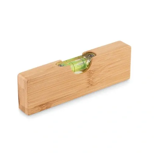 Nivel de burbuja de bambú con abrebotellas integrado ref MO6495 - Side Madera