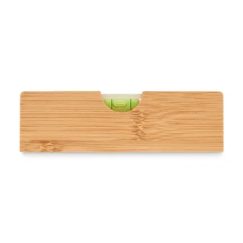 Nivel de burbuja de bambú con abrebotellas integrado ref MO6495 - Top Madera