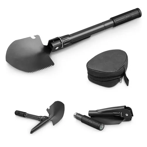 Pala plegable de metal con brújula y empuñadura de goma ref 94760 - 00