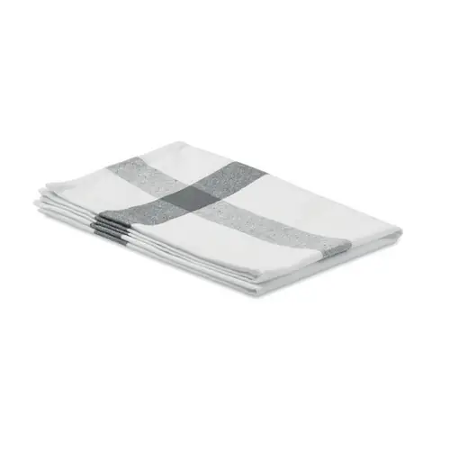 Paño de cocina reciclado poli algodón 50 ref MO6871 - Gris