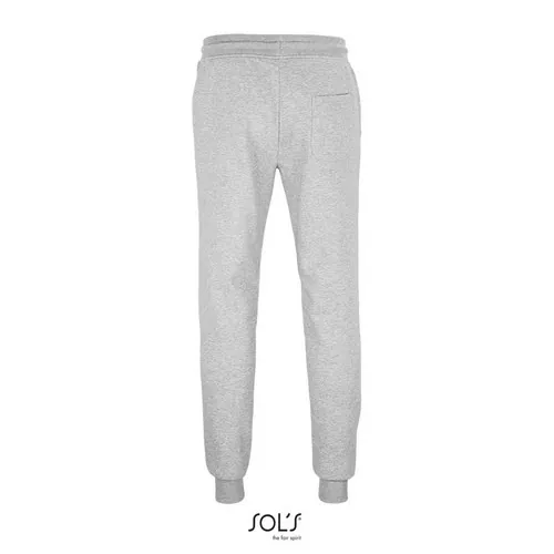 Pantalón de jogging unisex algodón orgánico ref S03810 - Gris Mezcla Back