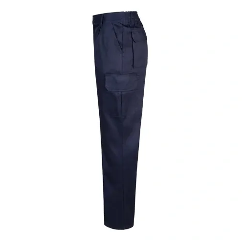 Pantalón multibolsillos con cintura elástica ref 36116 - Azul Marino 02