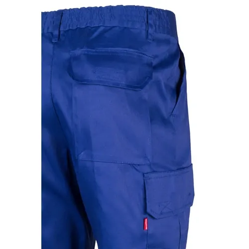 Pantalón multibolsillos con cintura elástica ref 36116 - Azul Royal 05