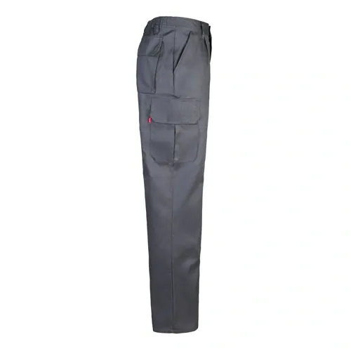 Pantalón multibolsillos con cintura elástica ref 36116 - Gris 03