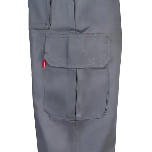 Pantalón multibolsillos con cintura elástica ref 36116 - Gris 05