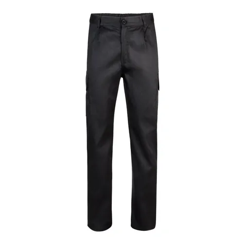 Pantalón multibolsillos con cintura elástica ref 36116 - Negro