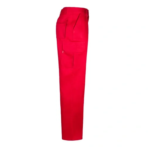 Pantalón multibolsillos con cintura elástica ref 36116 - Rojo 03