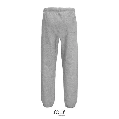 Pantalones de jogging unisex sin costura lateral ref S03992 - Gris Mezcla Back