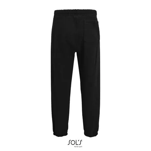 Pantalones de jogging unisex sin costura lateral ref S03992 - Negro Back