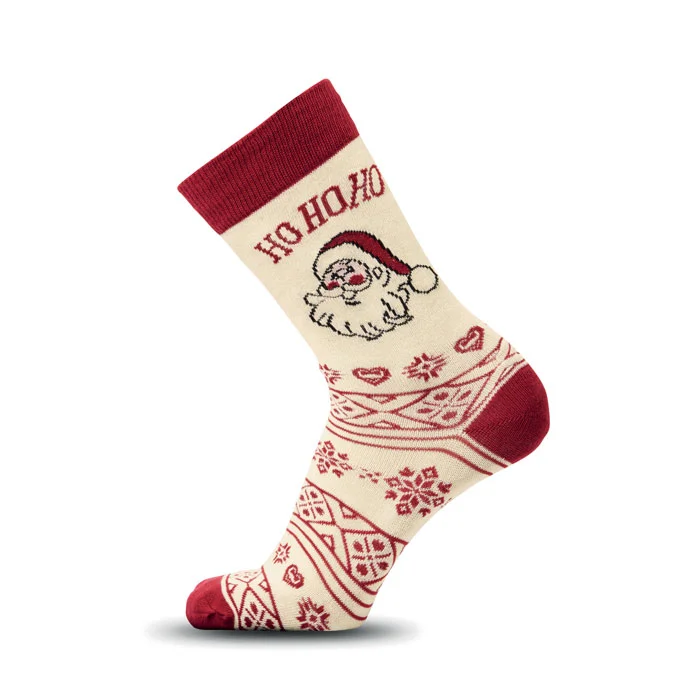 Calcetines de Navidad M con decoraciones festivas ref CX1574 - Beig