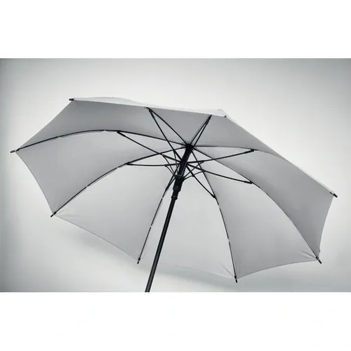 Paraguas automático antiviento de fibra de vidrio ref MO2168 - Item Detail Picture Blanco