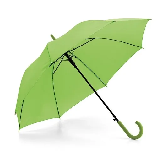 Paraguas automático de poliéster con mango de goma ref 99134 - Verde Claro