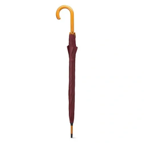 Paraguas manual de 23 pulgadas con mango curvado ref KC5132 - Side Burdeos