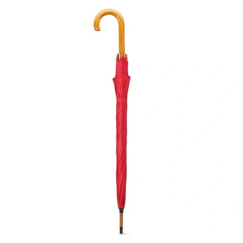 Paraguas manual de 23 pulgadas con mango curvado ref KC5132 - Side Rojo