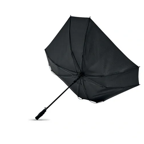 Paraguas cuadrado automático anti viento ref MO6782 - Open Negro
