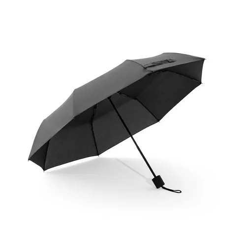 Paraguas Plegable de 53 cm en Poliéster Reciclado ref 99164 - Negro
