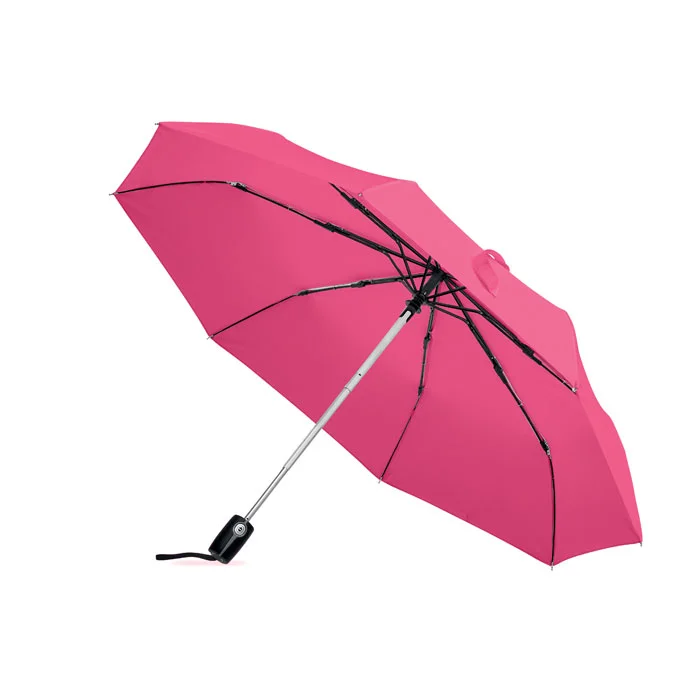 Paraguas automático plegable resistente a tormentas ref MO8780 - Fucsia