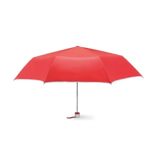 Paraguas plegable de 21 pulgadas con apertura manual ref MO7210 - Front Rojo