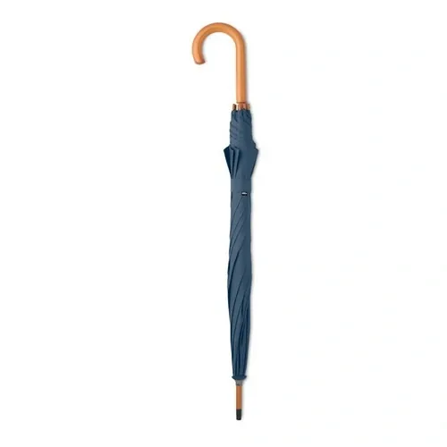 Paraguas automático de 23 pulgadas con mango de madera ref MO9629 - Back Azul