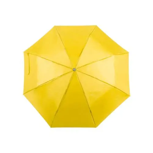 Paraguas plegable 8 paneles apertura manual ref 4673 - Amarillo