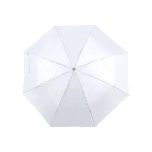 Paraguas plegable 8 paneles apertura manual ref 4673 - Blanco
