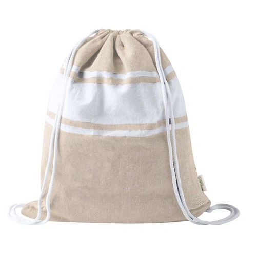 Pareo transformable a mochila de algodón reciclado ref CA47