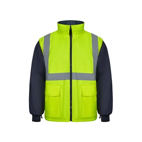 Parka 4 en 1 con capucha y reflectantes ref 36108 - Azul Marino 02