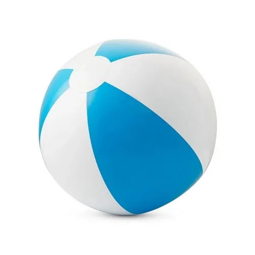 Pelota de playa hinchable con rayas de colores ref 98274 - Azul Claro