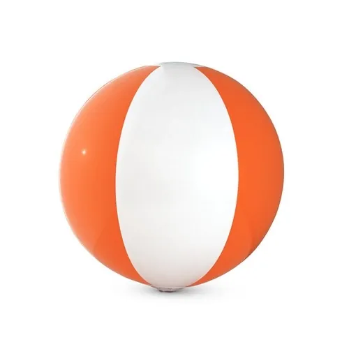 Pelota de playa hinchable con rayas de colores ref 98274 - Naranja 01