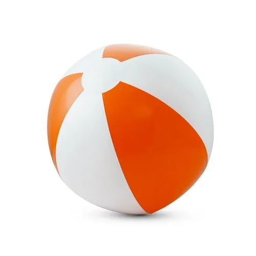 Pelota de playa hinchable con rayas de colores ref 98274 - Naranja