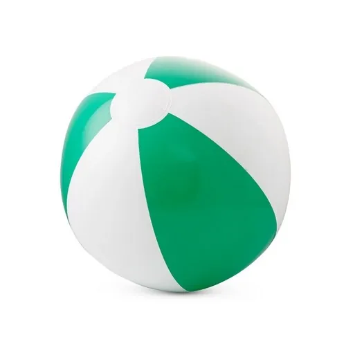 Pelota de playa hinchable con rayas de colores ref 98274 - Verde
