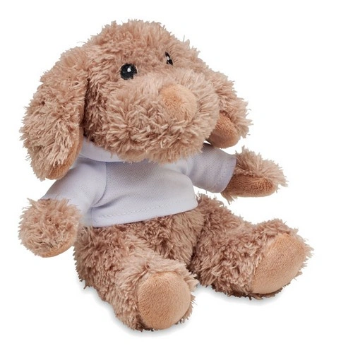 Peluche perro felpa con sudadera ideal para sublimación ref MO6806