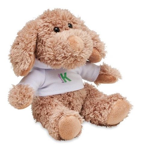 Peluche perro felpa con sudadera ideal para sublimación ref MO6806