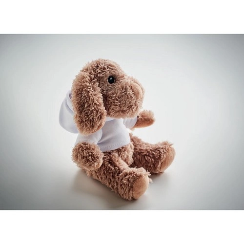 Peluche perro felpa con sudadera ideal para sublimación ref MO6806