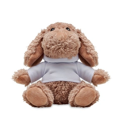 Peluche perro felpa con sudadera ideal para sublimación ref MO6806