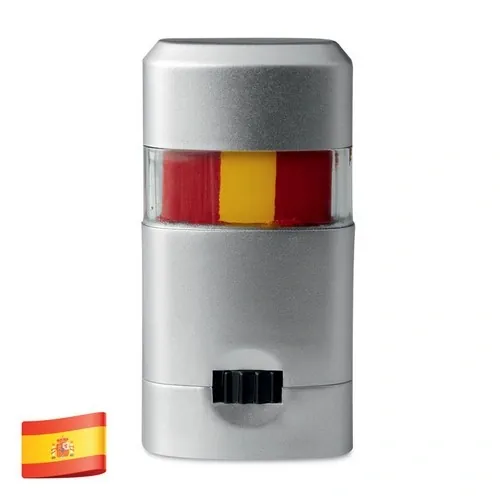 Pinturas de Banderas en Caja Plateada y Transparente ref MO8274 - Front Rojo