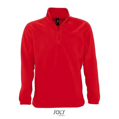 Polar unisex media cremallera poliéster gran densidad ref S56000 - Rojo