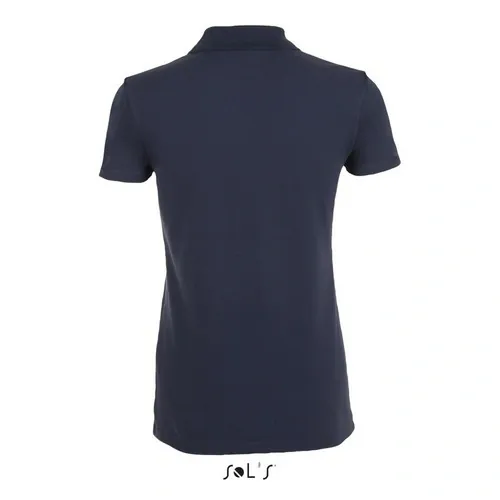 Polo algodón-elastano entallado sin etiqueta 220GSM ref S01709
