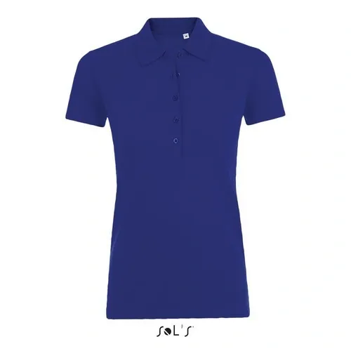 Polo algodón-elastano entallado sin etiqueta 220GSM ref S01709