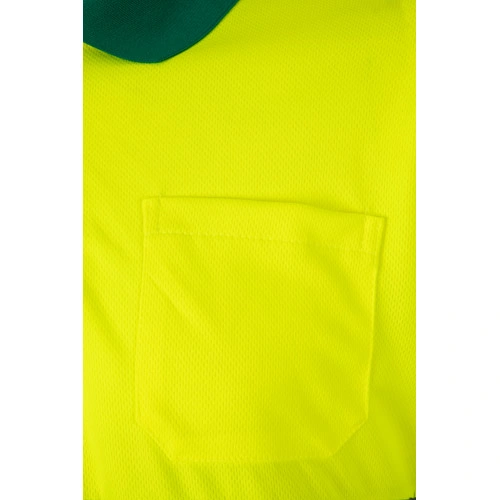 Polo bicolor bird-eye con bandas reflectantes ref 36067