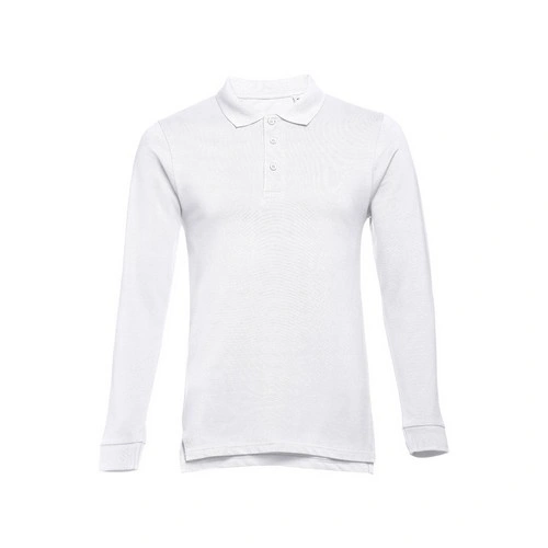 Polo manga larga THC BERN WH personalizable hombre ref 11170