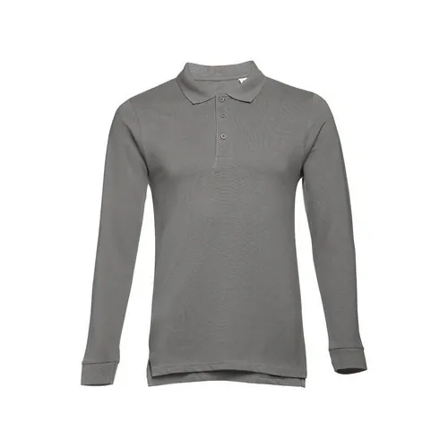 Polo manga larga THC BERN piqué cardado personalizable ref 11171