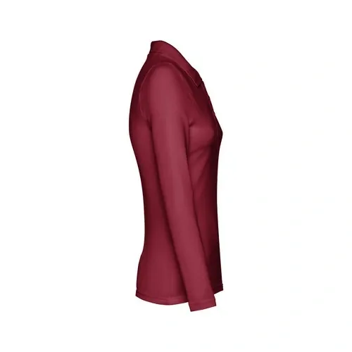 Polo manga larga mujer THC BERN personalizable algodón ref 11174 - Burdeos Side