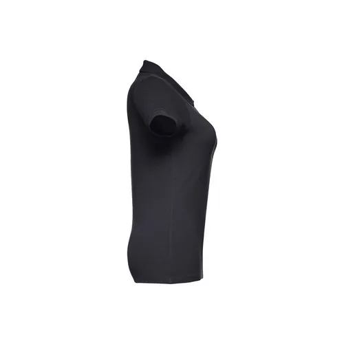 Polo de mujer en piqué de algodón con cuello reforzado ref 30135 - Azul Eclipse 02